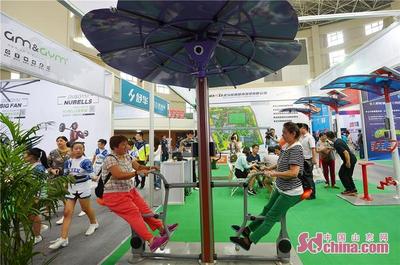 “黑科技”健身器械亮相青島全民健身周，科技賦能全民健康生活